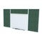 Ghent Combo Whiteboard/Bulletin, Mag Por/Rcycld, Styl E, 4 ft H x 10 ft W, Confetti SPC410E-ATR-CF - alternate 1